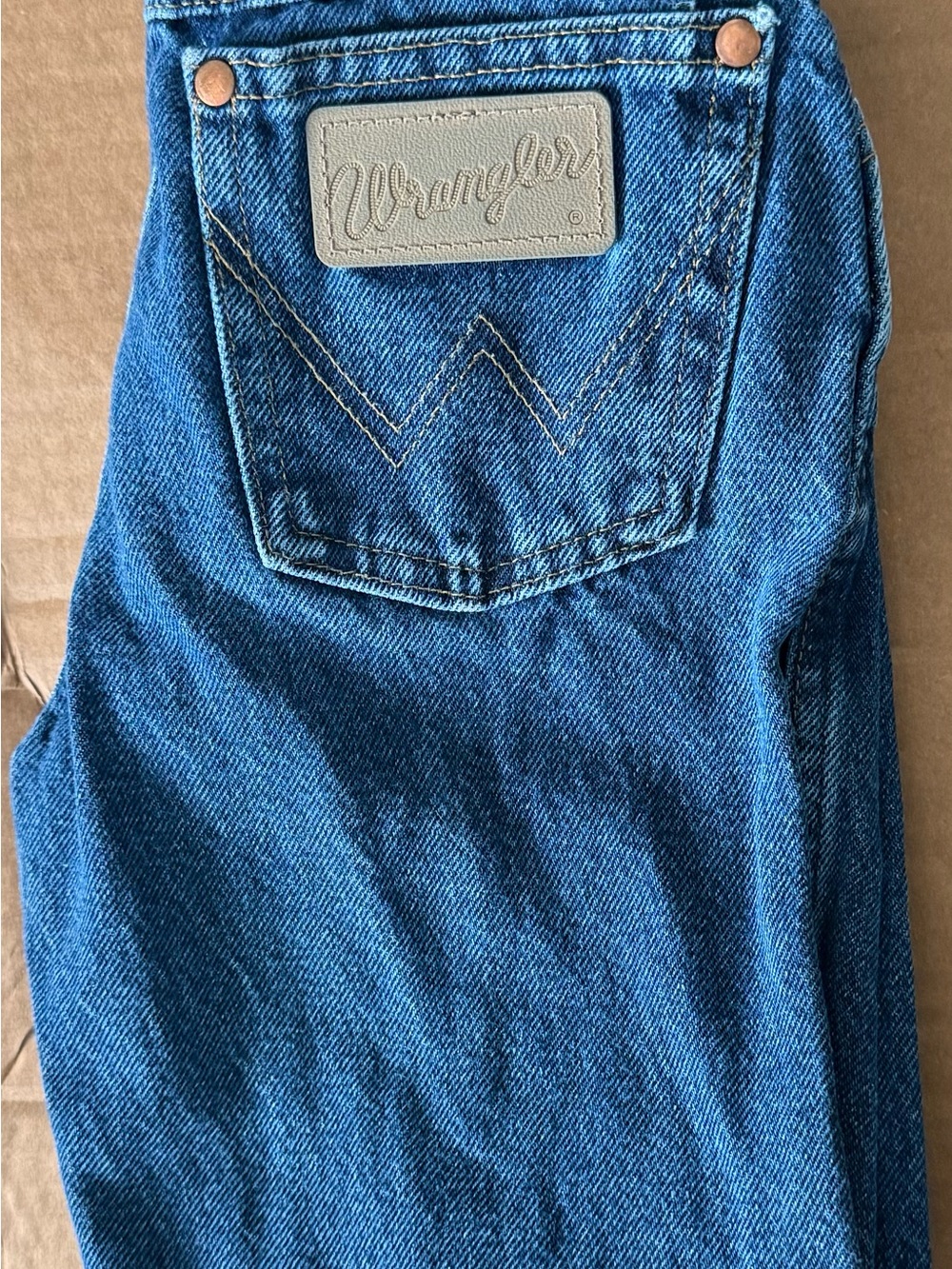 Wrangler Boy’s Blue Denim Jeans - Classic Back Pocket